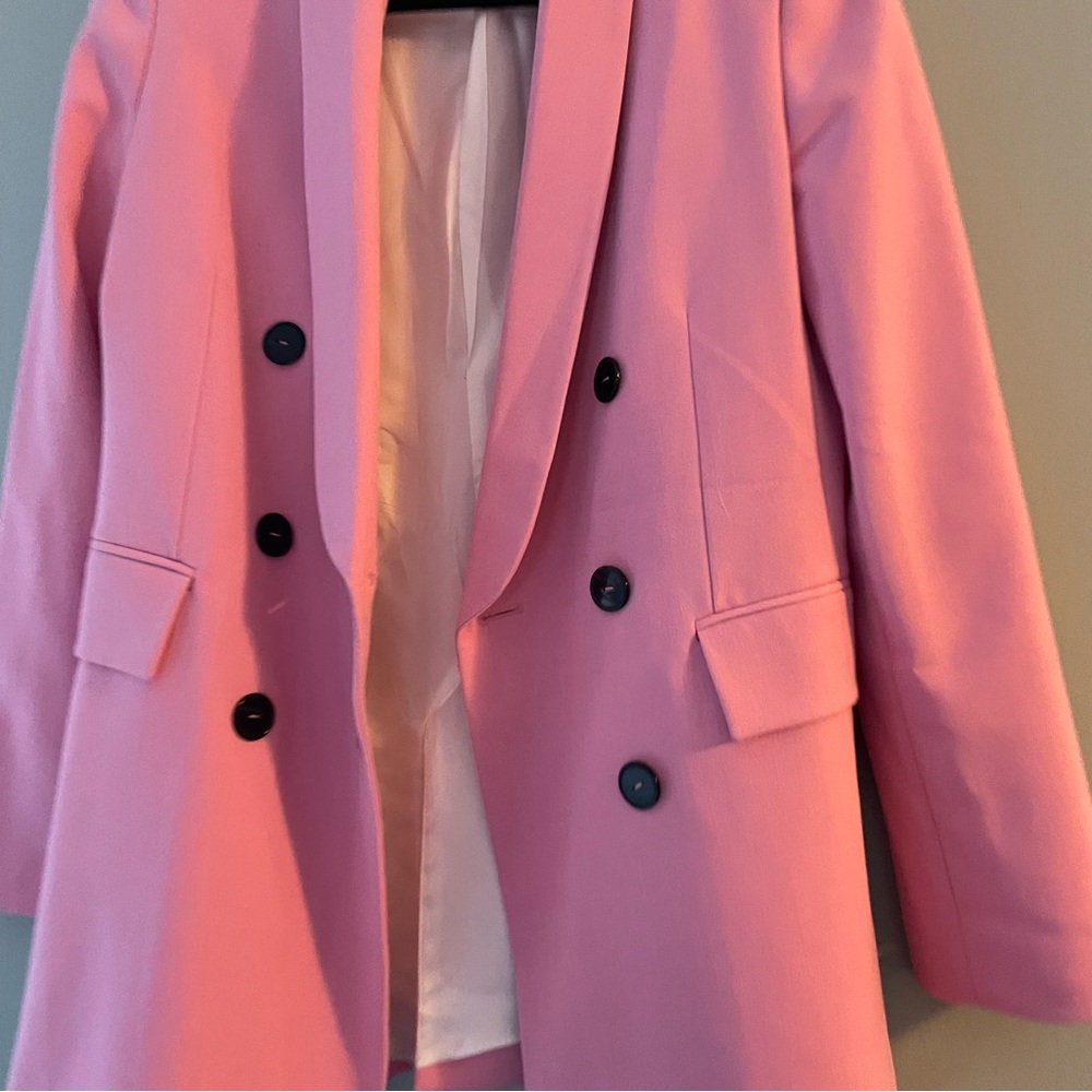 THREE Zara Blazer Jackets Pink Hot Pink Black Sz Small & Medium